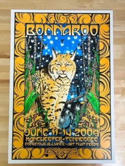 Bonnaroo - 2009 Michael Everett Poster Manchester, TN