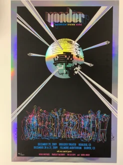 Yonder Mountain String Band - 2009 Art-i-fact Poster, CO Fillmore
