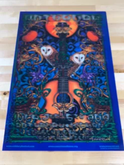 Rothbury - 2009 Michael Everett Lenticular Poster Conscious Alliance Gig Posters