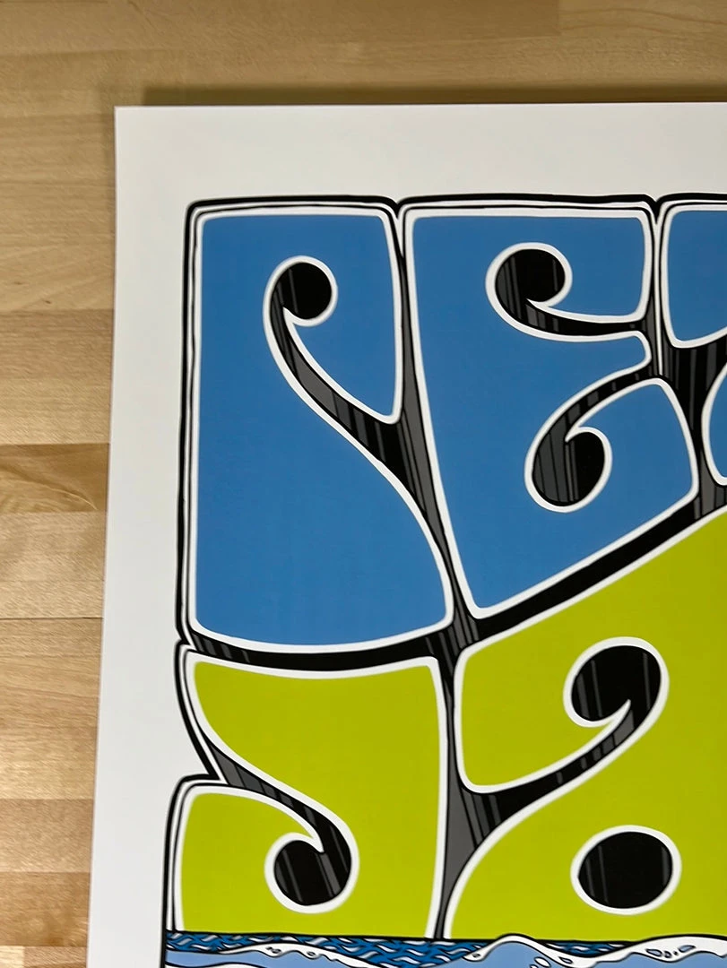 Pearl Jam - 2006 Daymon Greulich Poster Newcastle, AUS Kings Of Leon