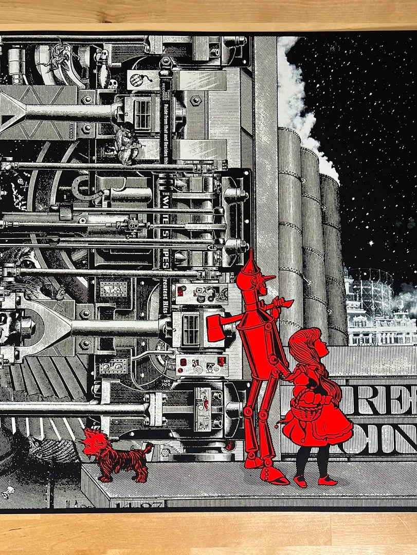 The White Stripes - 2021 Rob Jones Poster Greatest Hits White/Black