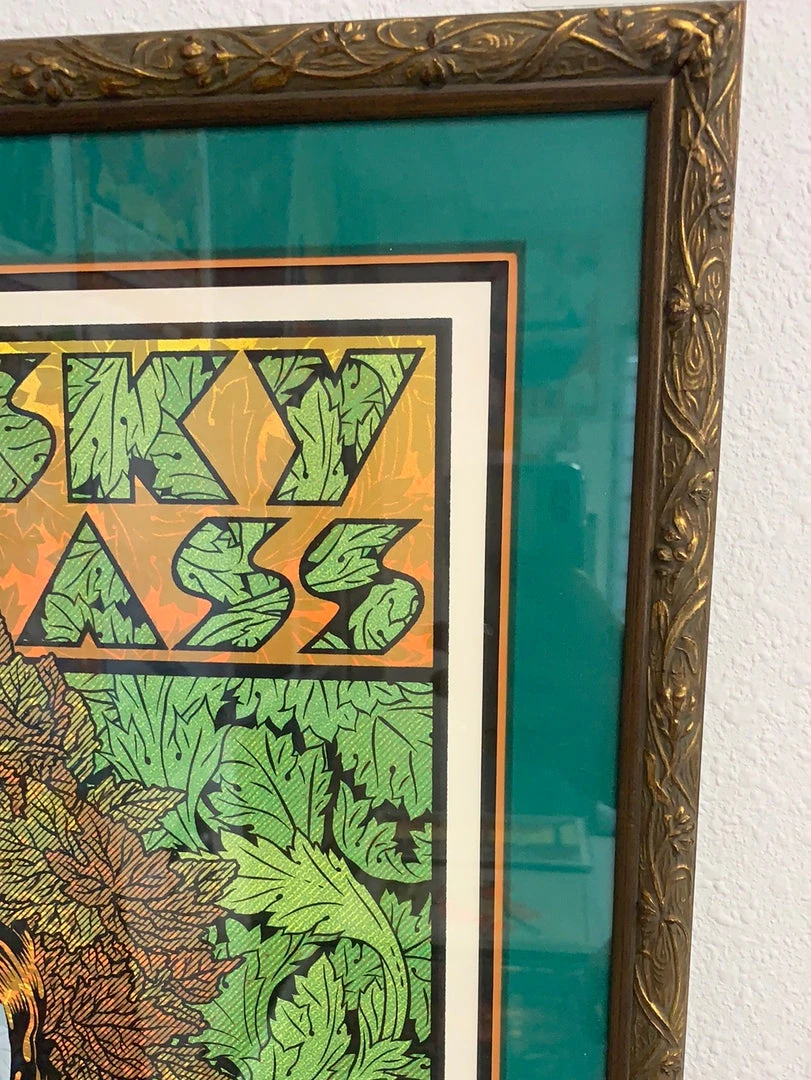 Colorado Greensky Bluegrass - 2017 Chuck Sperry Poster Red Rocks Morrison, CO FRAMED