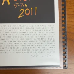 Gig Posters Lollapalooza - 2011 Hebru Brantley SIGNED And Numbered Edition Poster #2/500