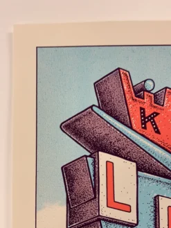 Kings Of Leon - 2017 Tyler Skaggs Poster Cincinnati, OH Riverbend