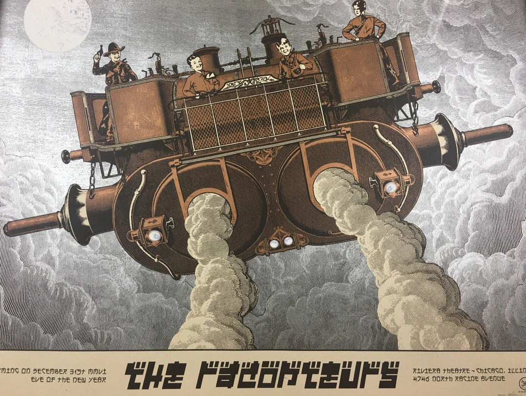 The Raconteurs - 2006 Rob Jones Poster Chicago, IL Riviera Theatre 12/31