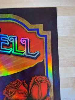 Grateful Dead - 2015 Brian Carroll Poster Fare Thee Well FOIL (pinholes)