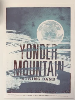 FarmBarn Art Co. Gig Posters Yonder Mountain String Band - 2007 FarmBarn Art Poster Columbus, OH