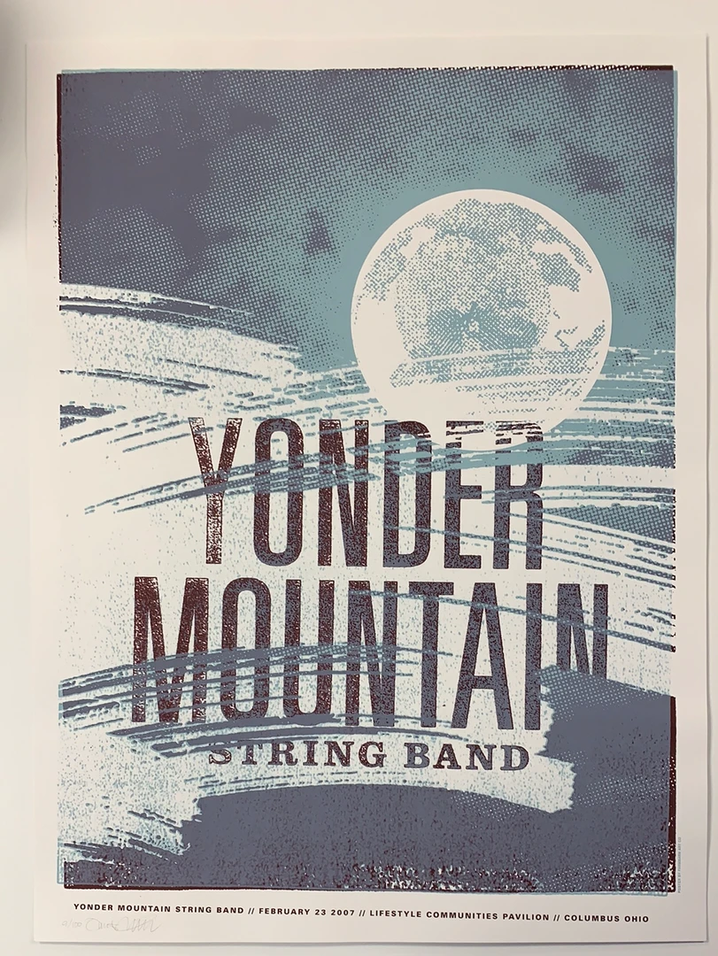 FarmBarn Art Co. Gig Posters Yonder Mountain String Band - 2007 FarmBarn Art Poster Columbus, OH
