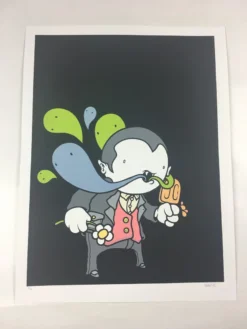 Untitled (Psych Drac) - 2008 Mike Budai Poster Art Print Art Prints