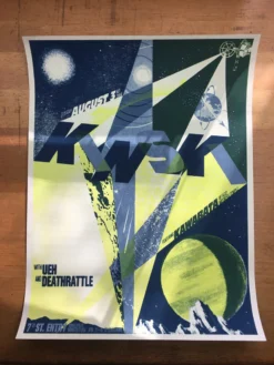 Kinski - 2004 Burlesque Of North America Poster Minneapolis, MN 7th St. Entry