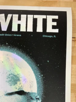 Jack White - 2022 The Silent Giants Poster Chicago, IL Variant