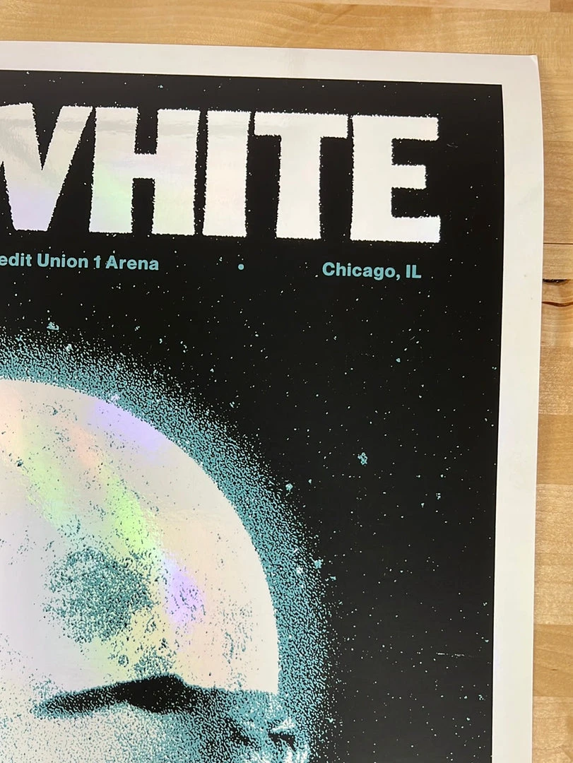 Jack White - 2022 The Silent Giants Poster Chicago, IL Variant