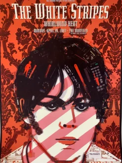 Gig Posters The White Stripes - 2003 4/28 Poster Jason Mecier Warfield Theatre San Fran 1st