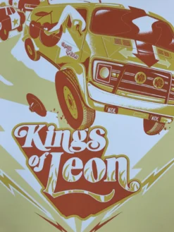 Kings Of Leon - 2017 Jason Malmberg Poster Holmdel, NJ, PNC Bank Arts Center Gig Posters