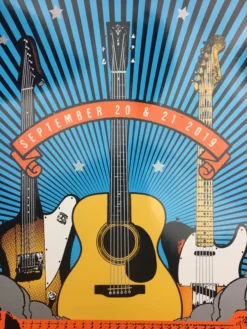 Crossroads Guitar Festival - 2019 Scrojo Poster Dallas, TX American Airlines Cen Gig Posters