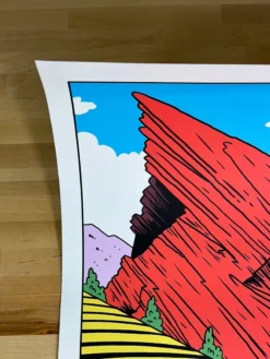 Colorado Zedd On The Rocks - 2019 Luke McGarry Poster Red Rocks, Morrison, CO