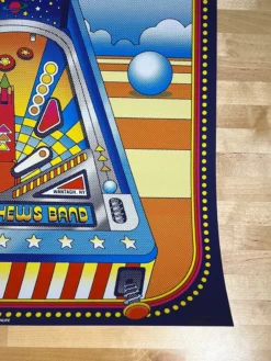 Dave Matthews Band - 2021 Nate Gonzalez Poster Wantagh, NY S/N Gig Posters