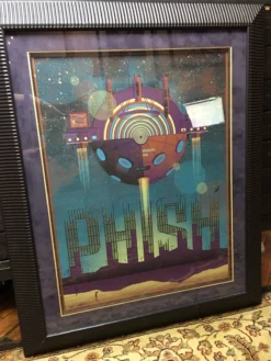Phish - 2011 DKNG Poster Hollywood CA Hollywood Bowl FRAMED