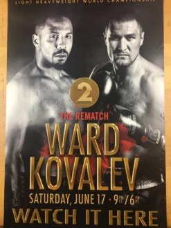 Sold Out Posters Boxing - 2017 Ward Vs Kovalev 2 Poster