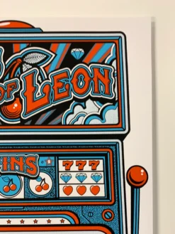 Kings Of Leon - 2017 Jesse Philips Poster Uncasville, CT Mohegan Sun Arena