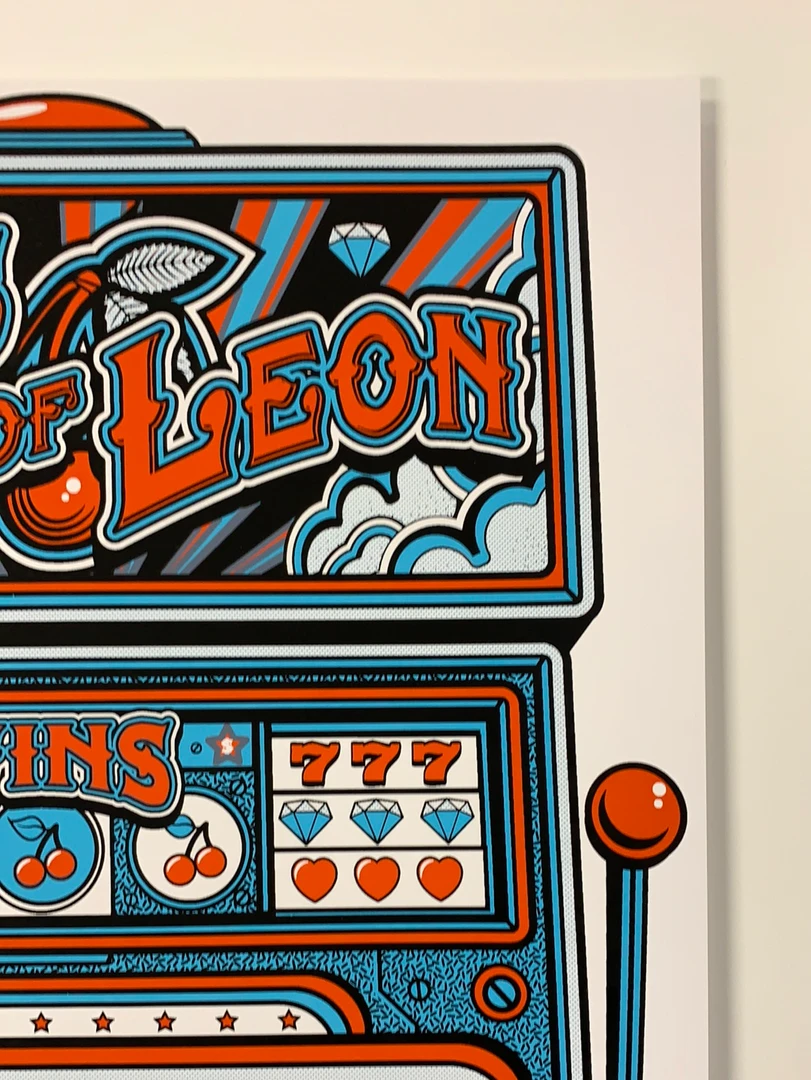 Kings Of Leon - 2017 Jesse Philips Poster Uncasville, CT Mohegan Sun Arena
