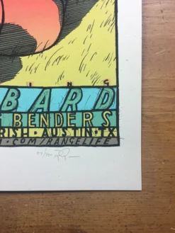 Gig Posters Stereogum Range Life - 2010 Jay Ryan Poster Austin, TX The Parish