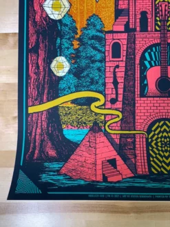 Billy Strings - 2021 Status Serigraph Poster Mobile, AL 4/11 Gig Posters