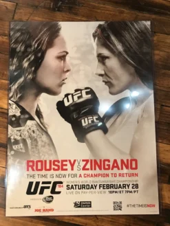 Sold Out Posters UFC 184 Poster Rousey Vs. Zingano Staples Center
