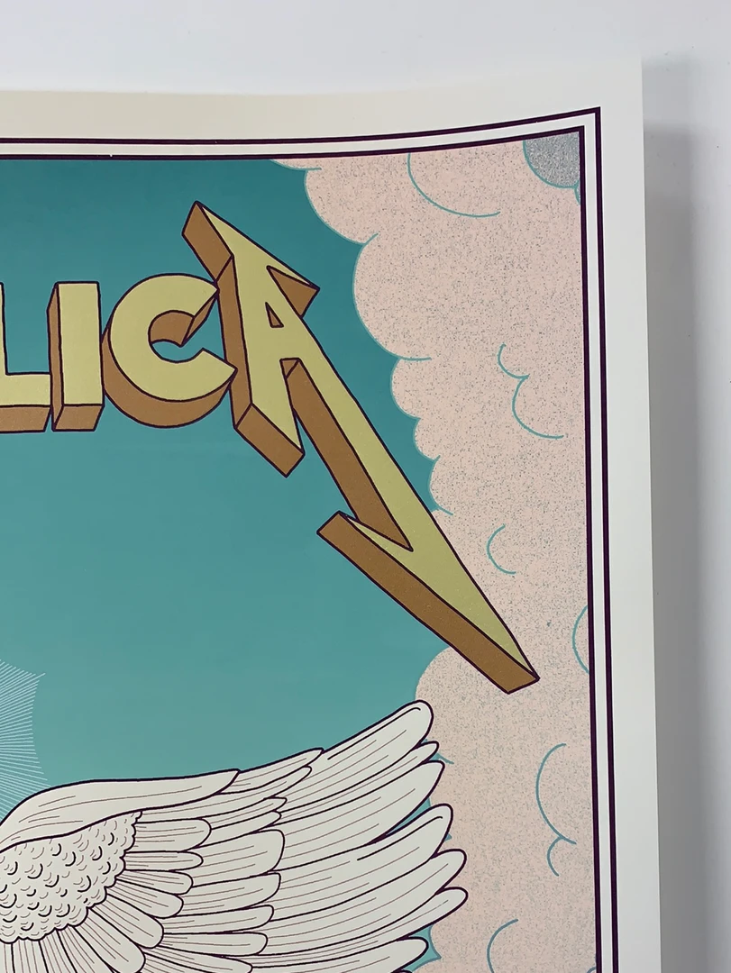 Metallica - 2019 Tyler Skaggs Poster Prague, Praha Gig Posters