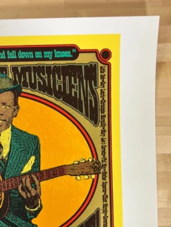 Crossroads Guitar Festival - 2004 Chuck Sperry Poster, Eric Clapton Paris