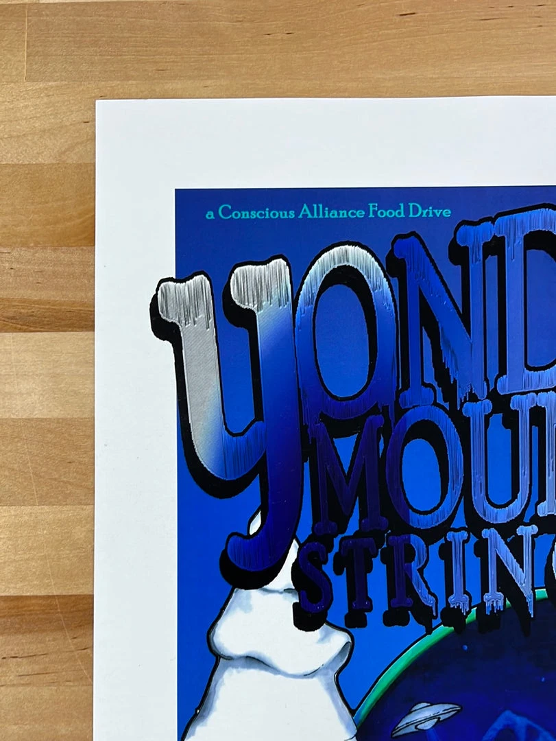 Yonder Mountain String Band - 2005 Jamie Huntsman Poster The Fillmore Denver, CO 12/30 Colorado