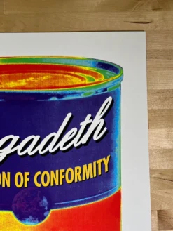 Megadeth - 1995 Matt Getz Poster Los Angeles, CA Del Mar Gig Posters