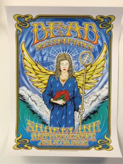 Gig Posters Dead & Company - 2016 Dave Hunter Poster Mountain View, CA Summer Tour