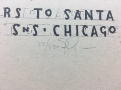 Jeff Tweedy - 2010 Jay Ryan Poster Chicago, IL Hotel S&S