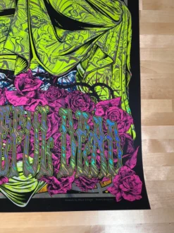 Grateful Dead - 2021 Rhys Cooper Poster Art Print Fluoro Foil