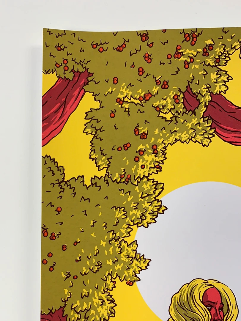 Colorado Kings Of Leon - 2017 Florey Poster Morrison, CO Red Rocks