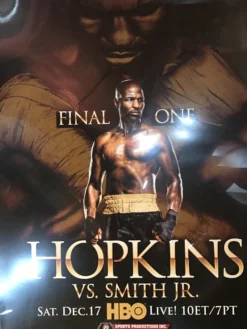 Sold Out Posters Boxing Poster Hopkins Vs. Smith Jr. HBO PPV Poster