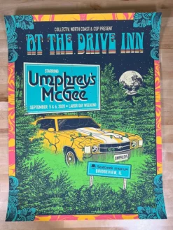 Umphrey's McGee - 2020 Status Serigraph Poster Toyota Park, IL Gig Posters