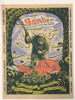 Yonder Mountain String Band - 2012 John Sampson Poster Lyons, CO