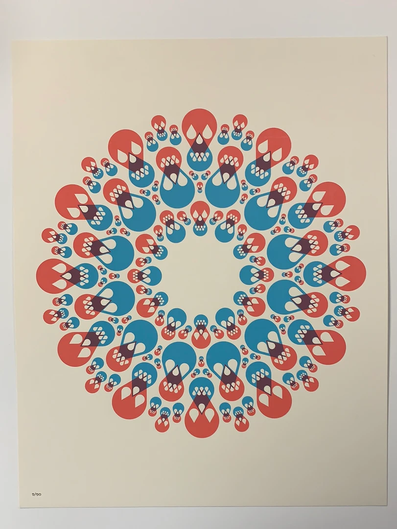 Art Prints Teardrops - 2016 Sean Mort Poster BONES Art Print