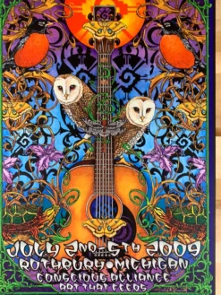 Gig Posters Rothbury - 2009 Michael Everett Poster Conscious Alliance