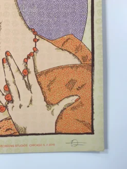 The Sonics - 2016 Fugscreens Studios Poster Brooklyn, NY Warsaw