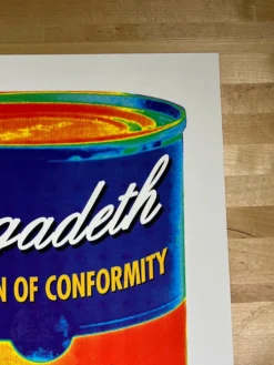 Megadeth - 1995 Matt Getz Poster San Diego, CA Del Mar Gig Posters