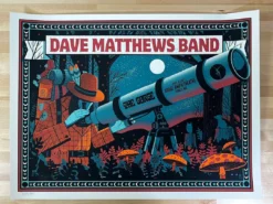 Methane Studios Dave Matthews Band - 2021 Methane Poster George, WA 9/3