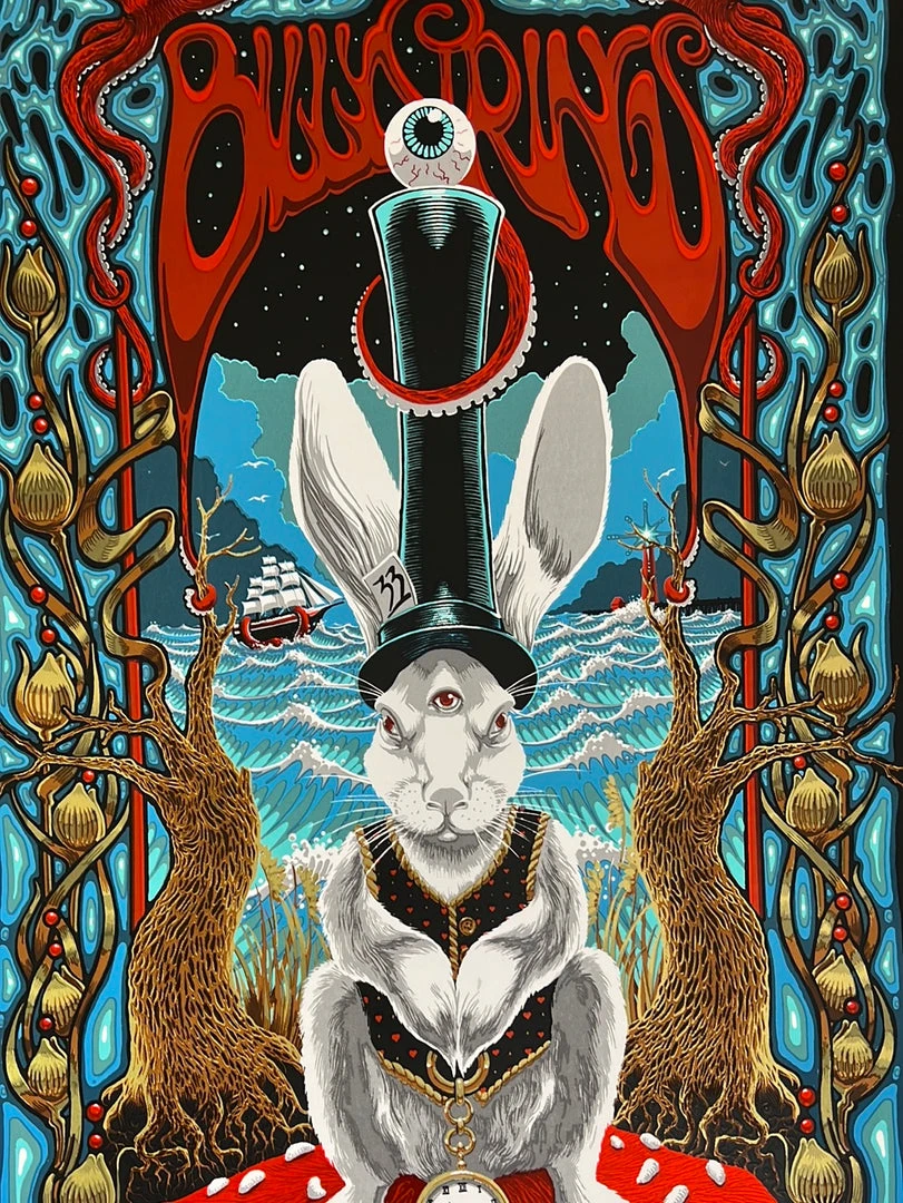 Gig Posters Billy Strings - 2021 2022 Richard Biffle Poster Grand Rapids, MI NYE