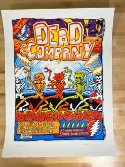Gig Posters Dead & Company - 2021 AJ Masthay Poster Hollywood, CA S/N