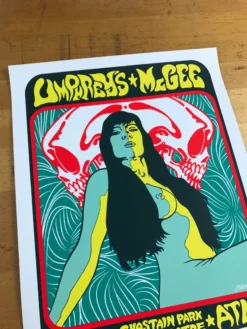 Umphrey's McGee - 2017 Jermaine Rogers Poster Atlanta, Chastain Park Amphitheatr Gig Posters
