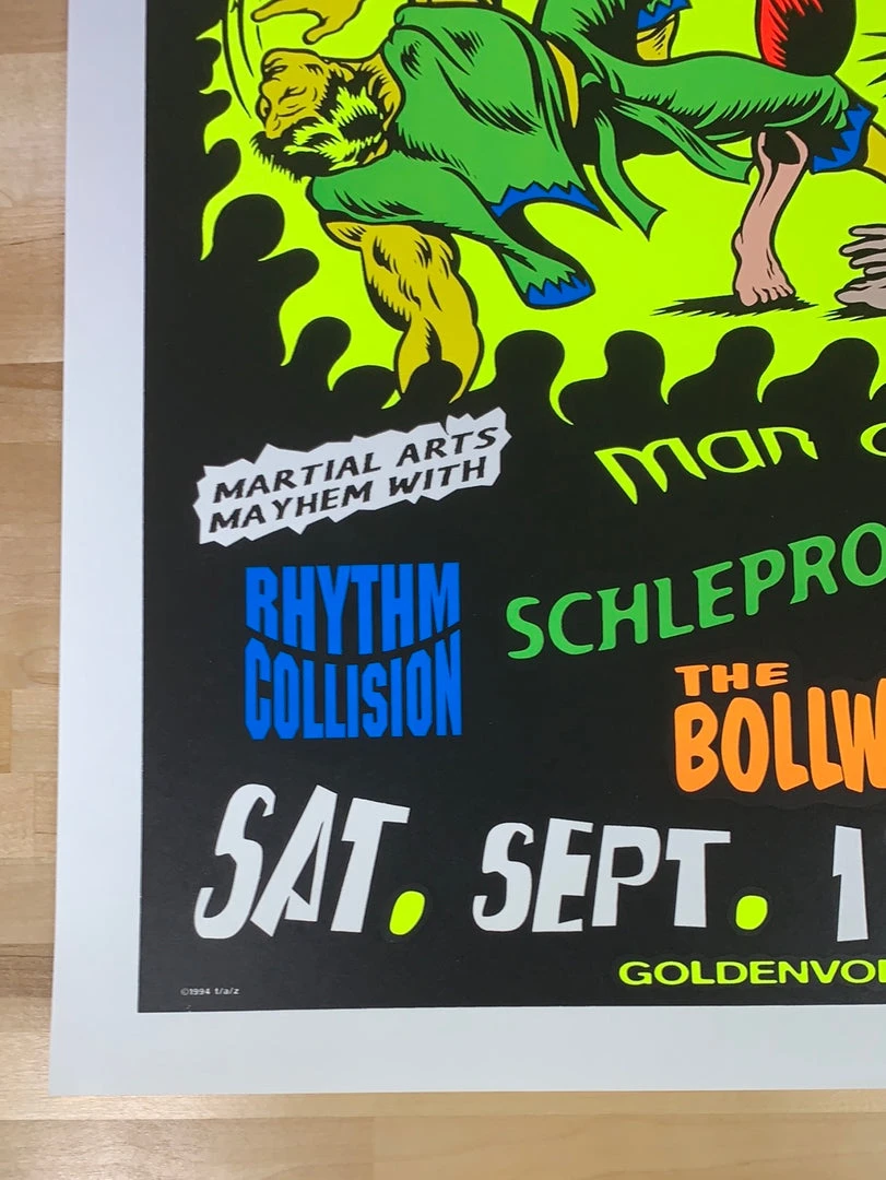 TAZ Deadly Hands Of Dr. Strange - 1994 T.A.Z. Poster Boston, MA 1st Ed Gig Posters