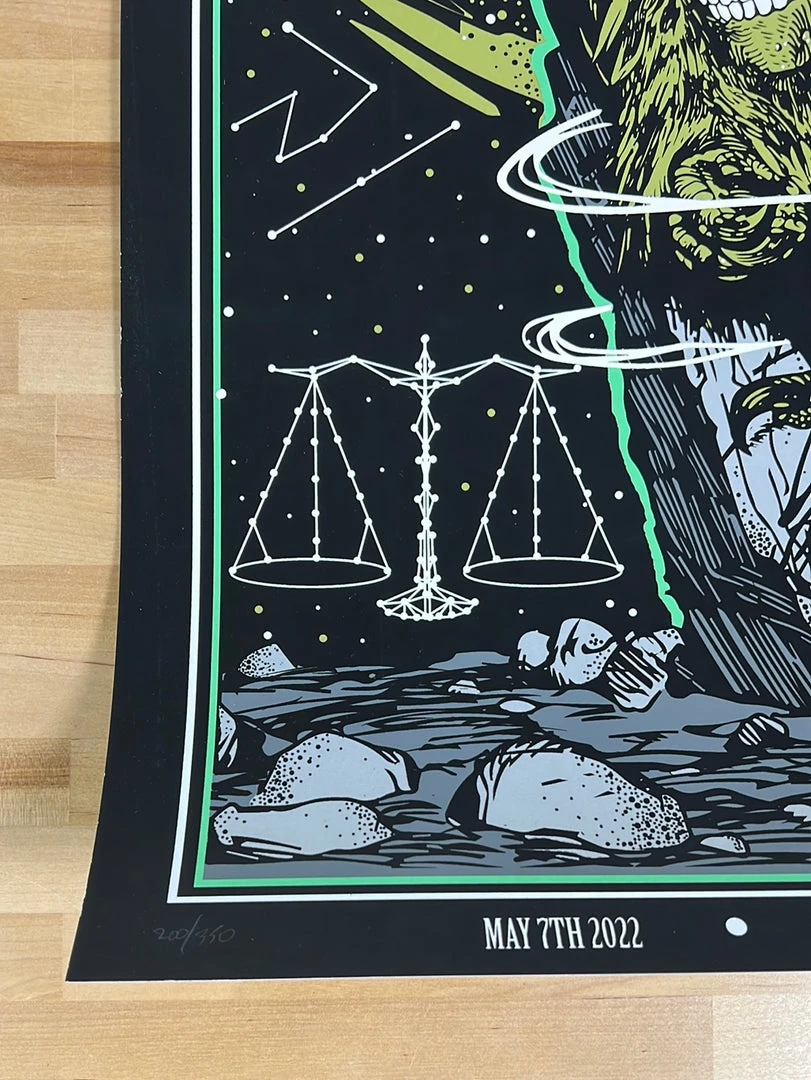 Gig Posters Metallica - 2022 Chris Alliston Poster Curitiba, Brazil