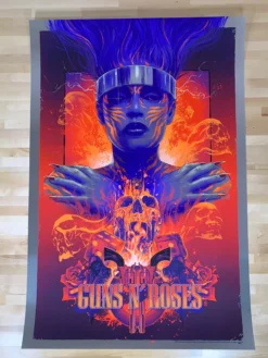 Foil Posters Guns N' Roses - 2021 Vance Kelly Poster 1st Edition FOIL Variant